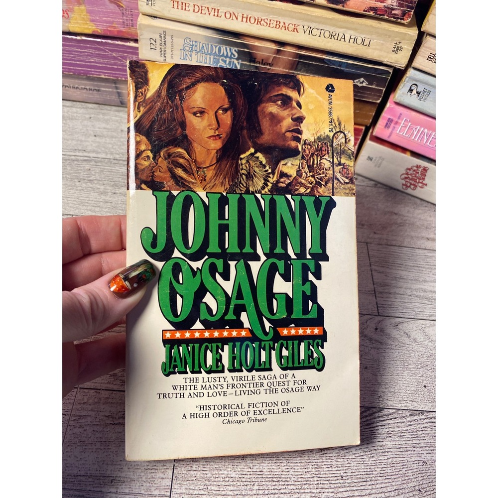 Johnny Osage Janice Holt Giles Vintage Paperback Avon Books 1977 Western Romance